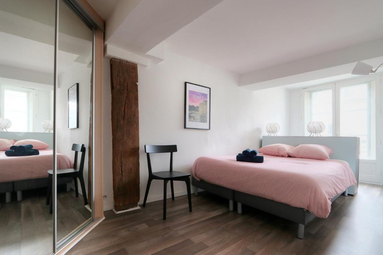 Le Trianon, Confort Et Calme En Hypercentre Appartement Rennes Buitenkant foto