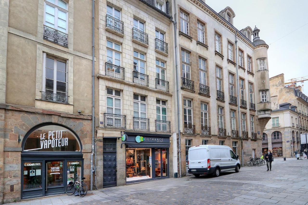 Le Trianon, Confort Et Calme En Hypercentre Appartement Rennes Buitenkant foto